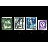 4 Selos Alemanha Terceiro Reich Segunda Guerra Mundi Lote 8