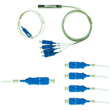 4 Splitter Fibra Óptica Sm Plc 1x4 Conectorizado Sc/upc.