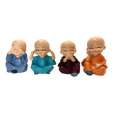 4 Uni Mini Monges Budas Buda