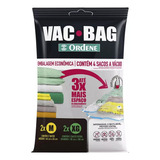4 Vac Bag - 2 Médio + 2 Extra Grande + Bomba Roupas Edredom 
