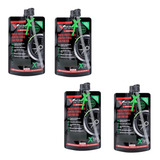 4 Vacina Anti Furo Pneu Câmara Xtire Cg Tiran Fan + 1 Chave
