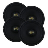 4 Woofers 10 Pol E510 Lc Eros 2000 Rms Som Automotivo 4 Ohms