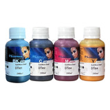 4 X 100ml Tinta Sublimatica Inktec Sublinova Dti P/ Bulk Ink