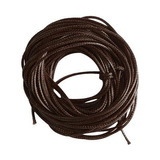 4 X 10m Encerado Nylon Macramê Fio Fio Beading Café Escuro