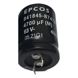 4 X Capacitor Eletrolitico 4700uf 63v B41845b7478m ** Epcos