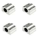 4 X Pillow Block 8mm Rolamento Sc8uu Scs8uu Cnc Router 3d 