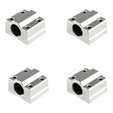 4 X Pillow Block 8mm Rolamento Sc8uu Scs8uu Cnc Router 3d 
