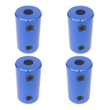 4 Acoplamento Rigido Modelo 14x25mm Furos 8mm X 8mm Aluminio