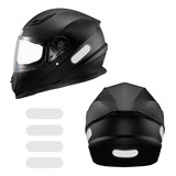 4 Adesivo Fita Refletivo Capacete Moto Padrão Detran Contran