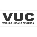 4 Adesivos Vuc Veículo Urbano De Carga Caminhão Hr E Outros