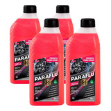 4 Aditivo Para Radiador Pronto Uso Paraflu 1l Orgânico Rosa