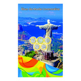 4 Álbum Para Moedas Olimpiadas Rio 2016 Pequeno