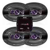 4 Alto Falante 6x9 69 Pioneer 800w Pmpo Quadriaxial Modulo