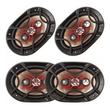4 Alto Falante Automotivo Bravox 69 6x9 140 Rms P Tampao