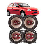 4 Alto Falante Bravox Gm Corsa Wind Dianteiro E Traseiro