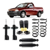 4 Amortecedor C Kit Molas Suspensão Pick Up Corsa todos 