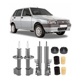 4 Amortecedor Kit Dianteiro Uno Fire 2005 2006 2007 2008