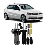 4 Amortecedores 4 Kits Batentes C Coxim Gol G5 G6