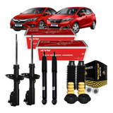 4 Amortecedores Kayaba Honda Fit City 2009 Até 2014 Kits