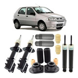 4 Amortecedores kit Suspensão Palio Fire 2002 Até 2012 