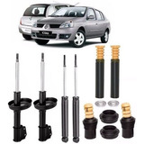 4 Amortecedores kit Suspensão Renault Clio 1 6 2004 2005