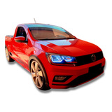 4 Angel Eyes Gol Saveiro Voyage G7 G8 Led Drl Foco Duplo