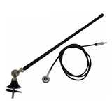 4 Antena Flexível Externa Am Fm Caminhão Cargo Volks Mb Teto