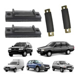 4 Batente Calço Feixe Mola Traseiro Fiat Uno Mille 1990 2013