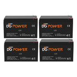 4 Baterias Selada Dg Power 12v