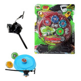 4 Beyblade Metal Blayblade Lançador Arena Brinquedo Pião Cor Colorido