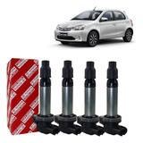 4 Bobina Ignição Etios 1 3 1 5 16v Flex 2013 2014 2015 2016