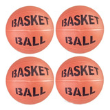 4 Bola Basquete 300g Qualidade Basketball Brinquedo Promoção