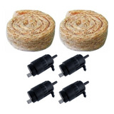 4 Bombinha Agua Universal Climatizador 24v 2 Filtro Palha