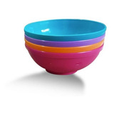 4 Bowls Tigelas De 300ml P Alimentação Menina Sana Babies 