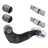 4 Bucha Gravata Braço Curvo Traseiro Ford Edge 2012