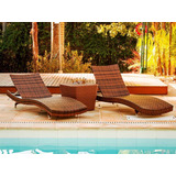 4 Cadeiras E Mesa 2 Espreguiçadeiras E Mesa chaise Meia Lua