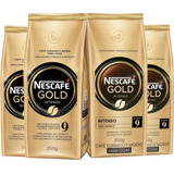 4 Cafés Nescafé Gold Torrado E Moído Intenso Intensidade 9