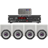 4 Caixas De Som Pioneer C Receiver E Arandelas Som Ambiente