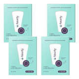 4 Caixas Fleurity Porta Coletor E Esterilizador Cor Tiffany