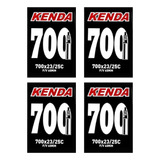 4 Câmara De Ar 700x23 25 Bicicleta Speed Presta 60mm Kenda