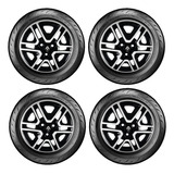 4 Carlotas Kwid Intense 2018 2019 2020 Aro 14 Preto Prata