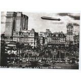 4 Cartões Postais Do Zeppelim Sobrevoando São Paulo Em 1933
