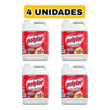 4 Cera Liquida 5 Litros Polylar Vermelha Start Limpeza Piso