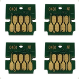 4 Chip Compatível Com Tanque Man Epson L14150 L6191 T04d1