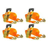 4 Cinta C Catraca Para Amarrar Carga 50mm X 9 Mts 4 Ton