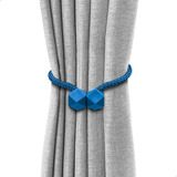 4 Cintos Prendedor Cortina Corda Fivela Imã Cubo Magnético