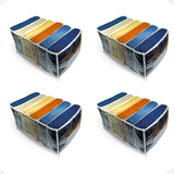 4 Colmeia Organizadora Gg 40x25x20 Calça Jeans Toalhas