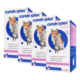4 Condroplex 1000 Mg 240 Cáp Suplemento Cães E Gatos Avert