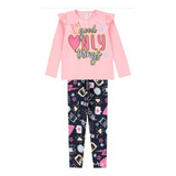 4 Conjunto Infantil Juvenil Feminino Roupas Infantil Menina