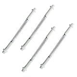 4 Conjuntos K 5131 Kit De Pinos De Dobradiça De Porta De Tempestade De Aço E Nylon 8 Pinos De Dobradiça De Nylon 8 Tampas De Bucha 4 Molas De Aço Conjunto De Pinos De Dobradiça De Tela E Porta De